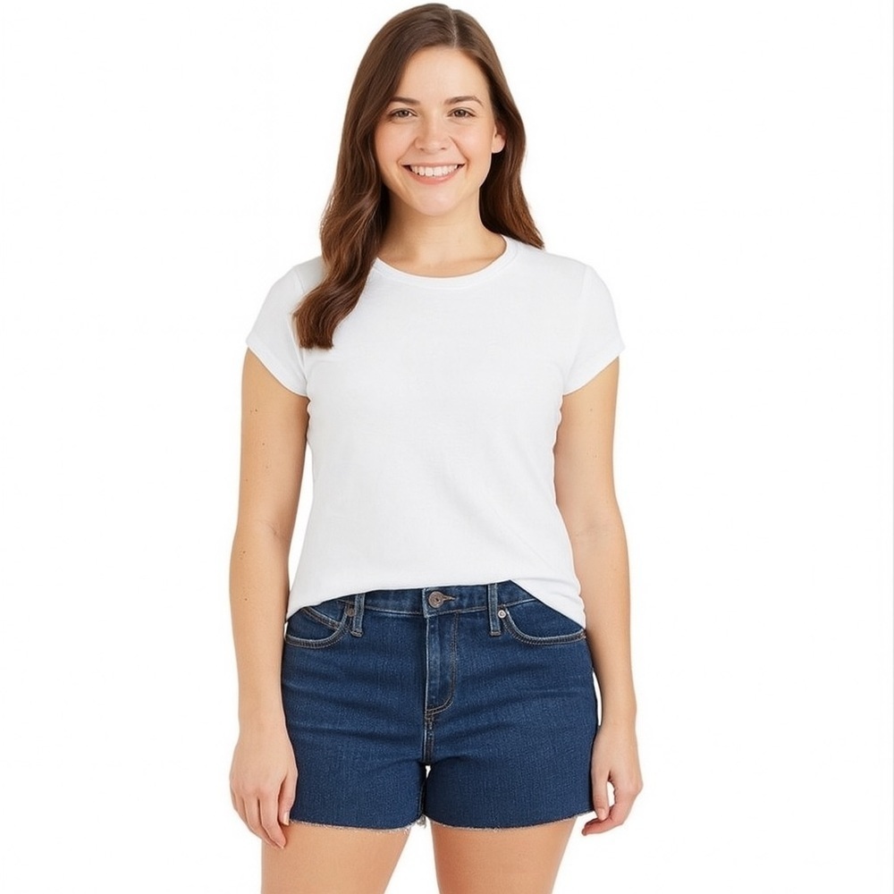 Calvin Klein Cutoff Jean Shorts, Size 27